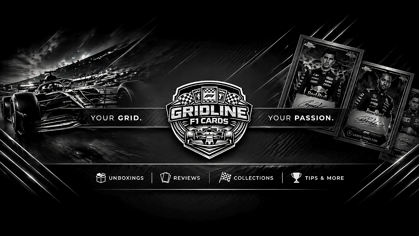Gridline F1 Cards banner